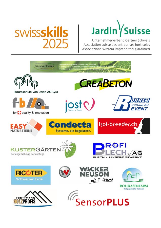 Swissskills Sponsoren 2025