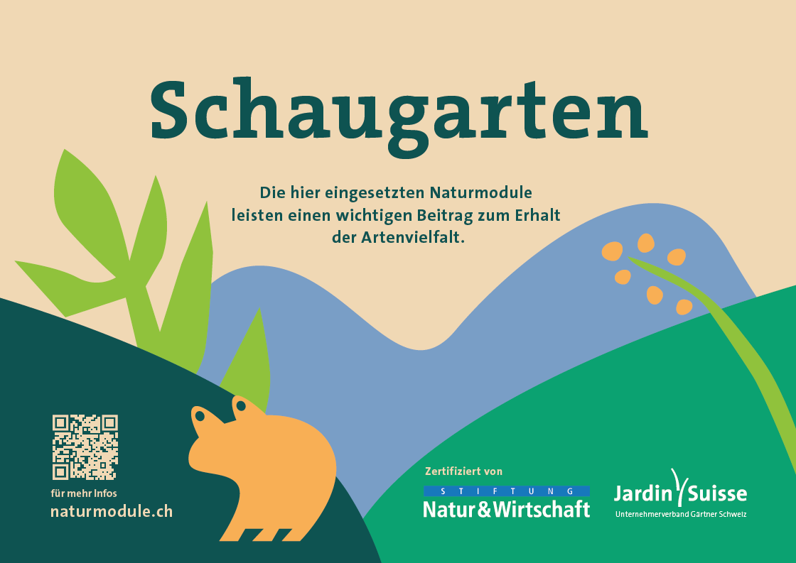 Zertifizierung Naturmodule Schaugarten