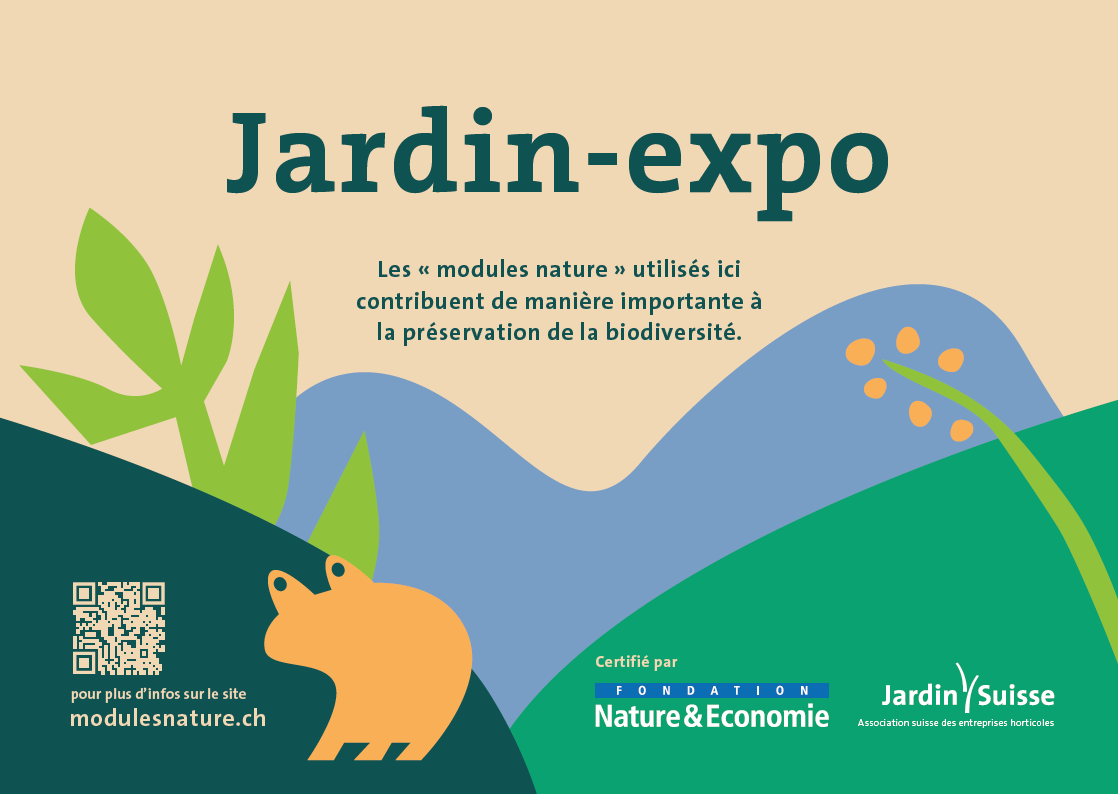 Certification de jardins d’exposition modules nature